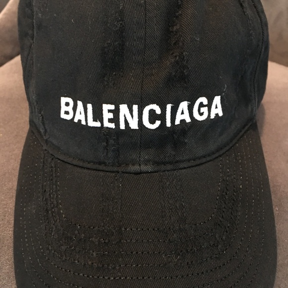 Balenciaga Destroyed Wash Hat - Picture 2 of 4